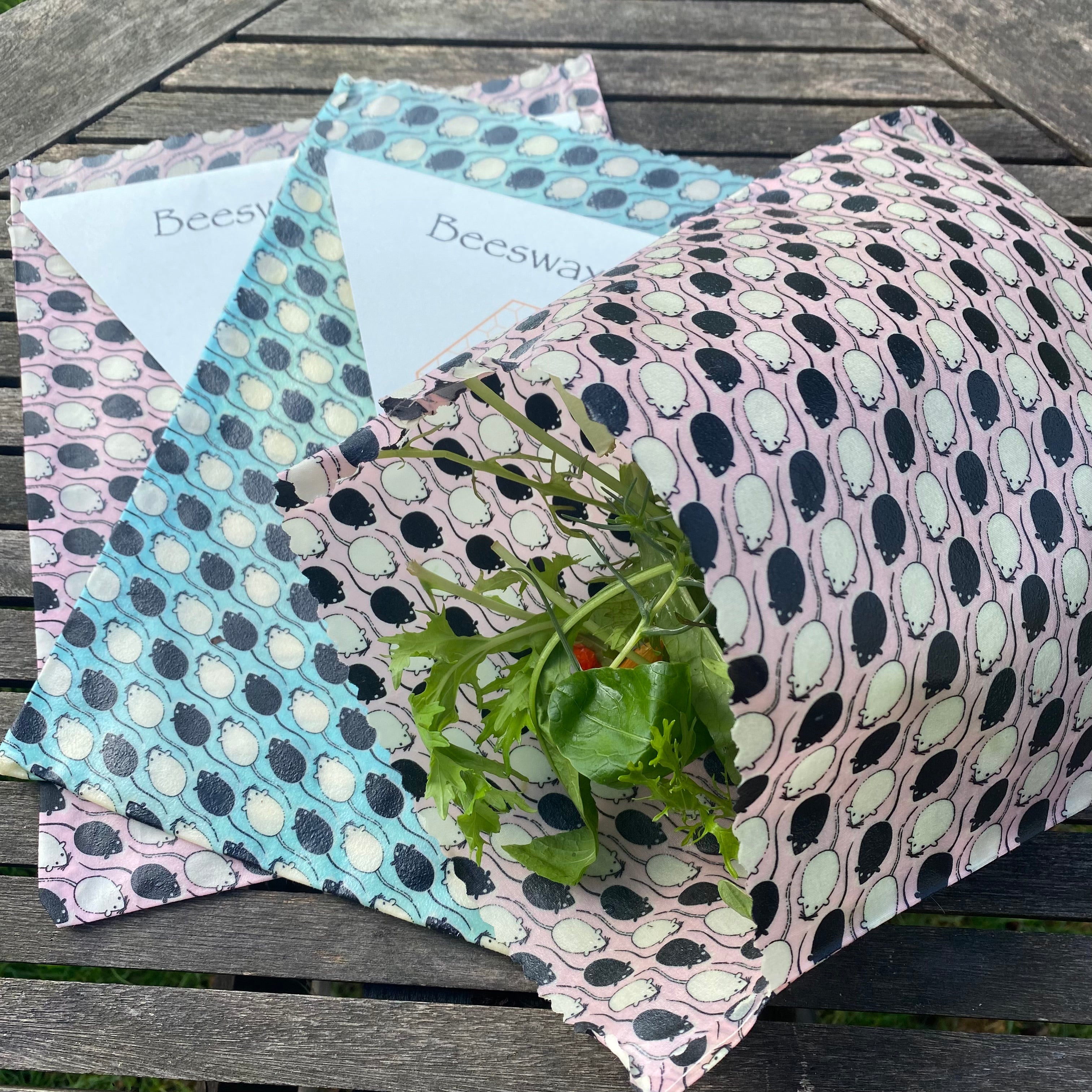 Beeswax Baggie -Salad size (25 x 25 cm)