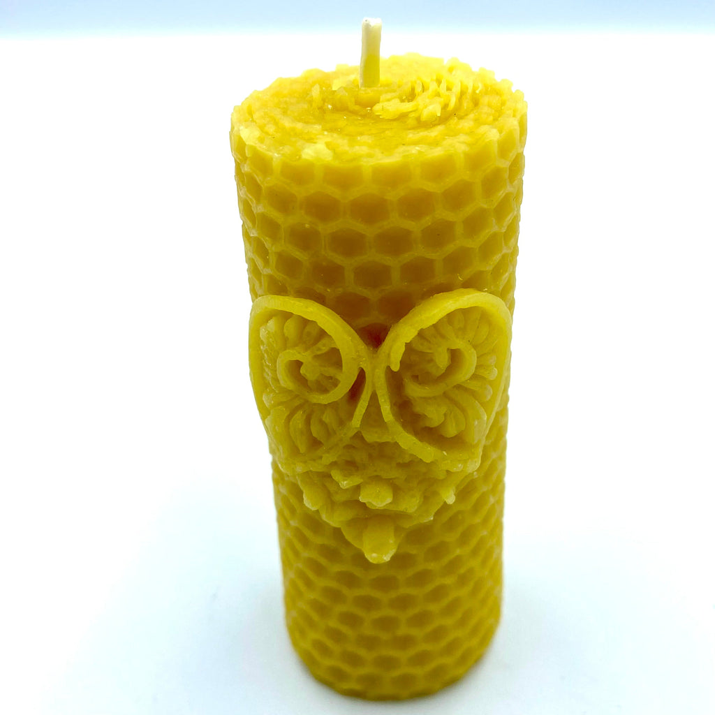 Heart Pillar Candle- Pure British Beeswax