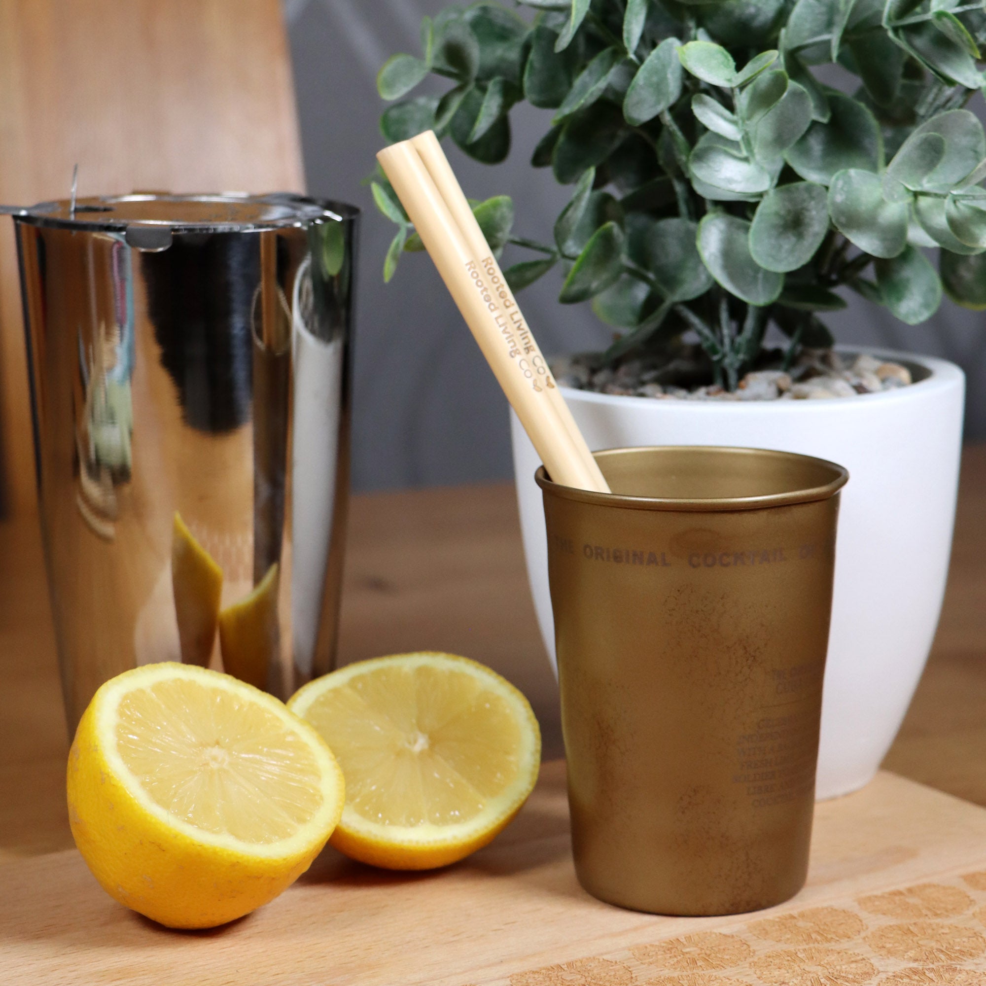 Reusable bamboo drinking straws