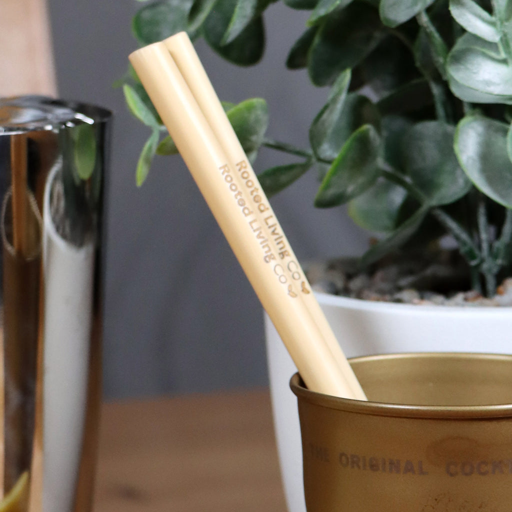 Reusable bamboo drinking straws