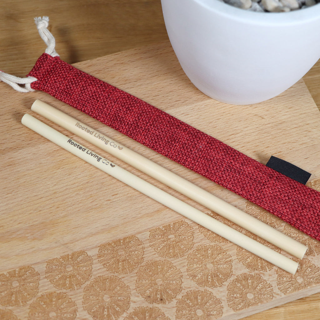 Reusable bamboo drinking straws